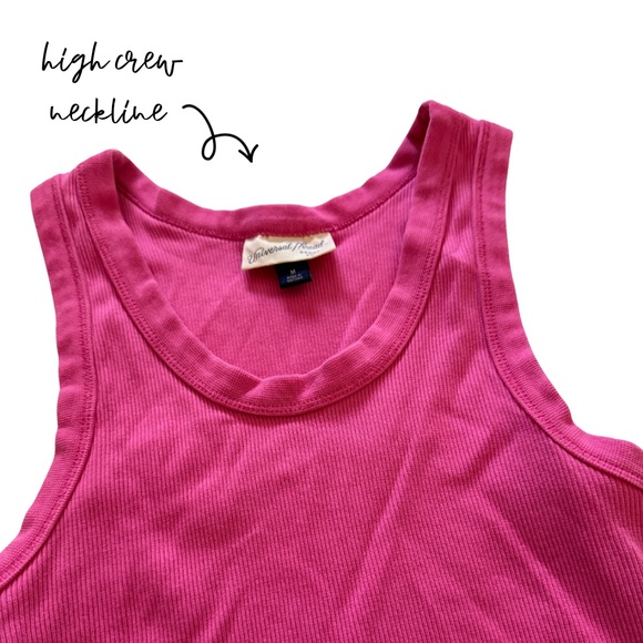 Universal Thread Fuchsia Ribbed Tank Top - Picture 2 of 2